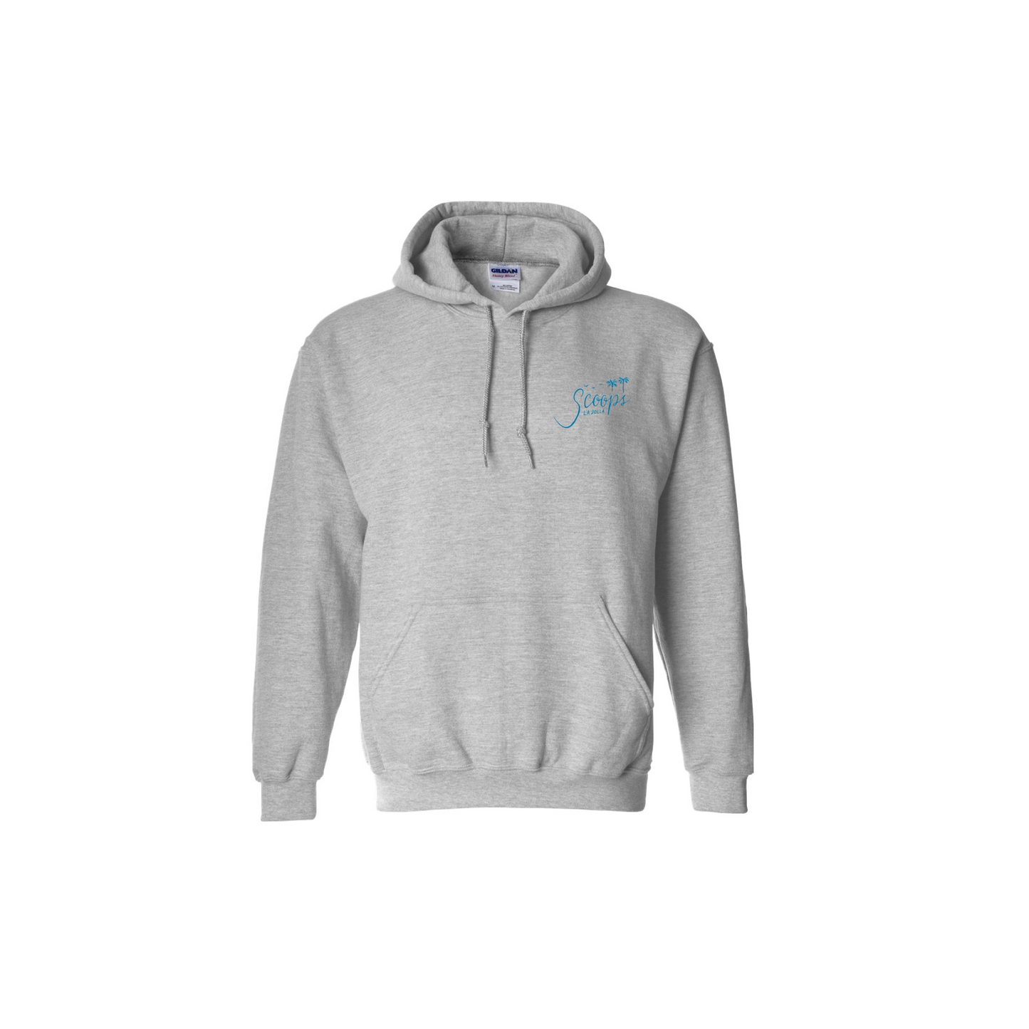Scoops La Jolla Hoodie Sweatshirt- Gray