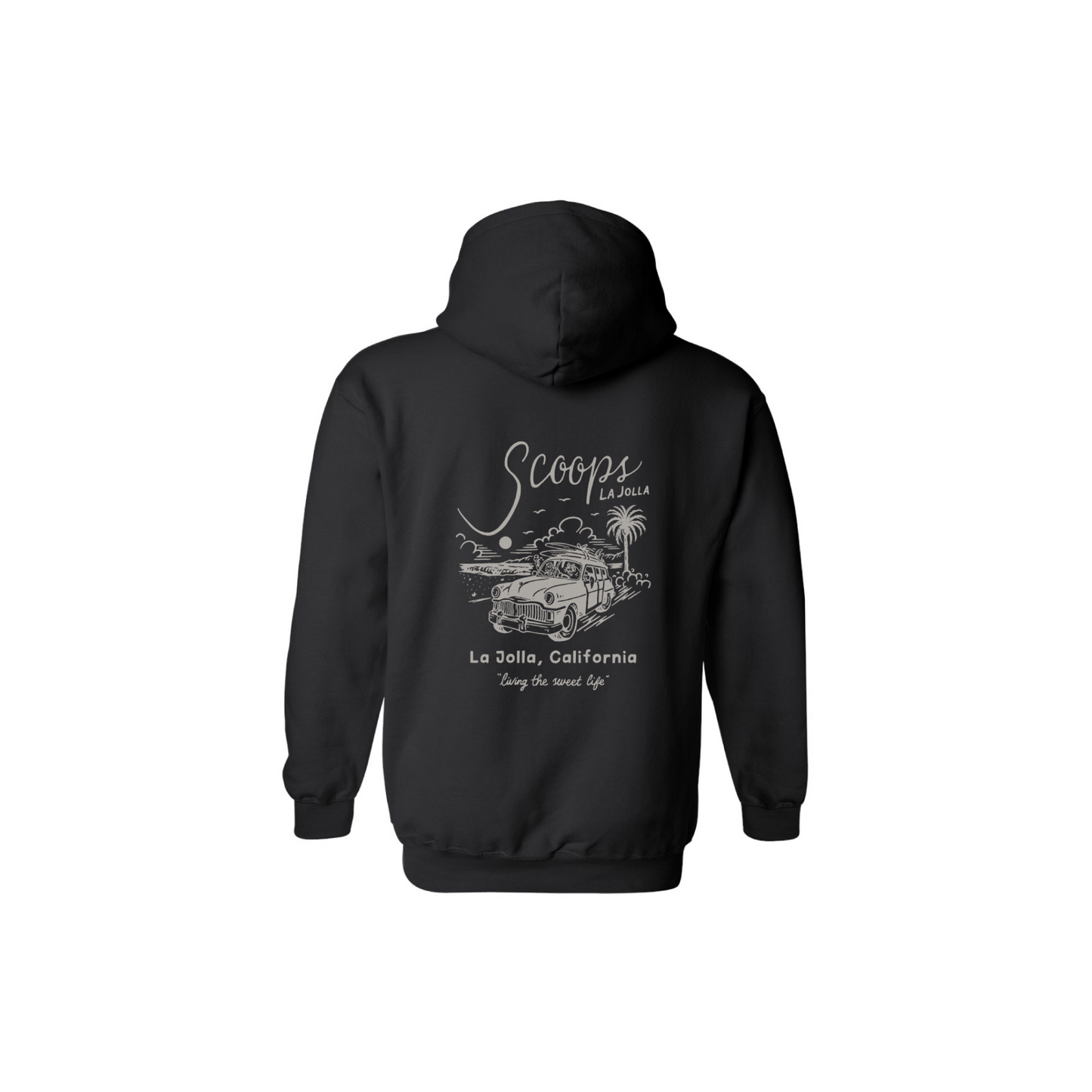 Scoops La Jolla Hoodie Sweatshirt - Black