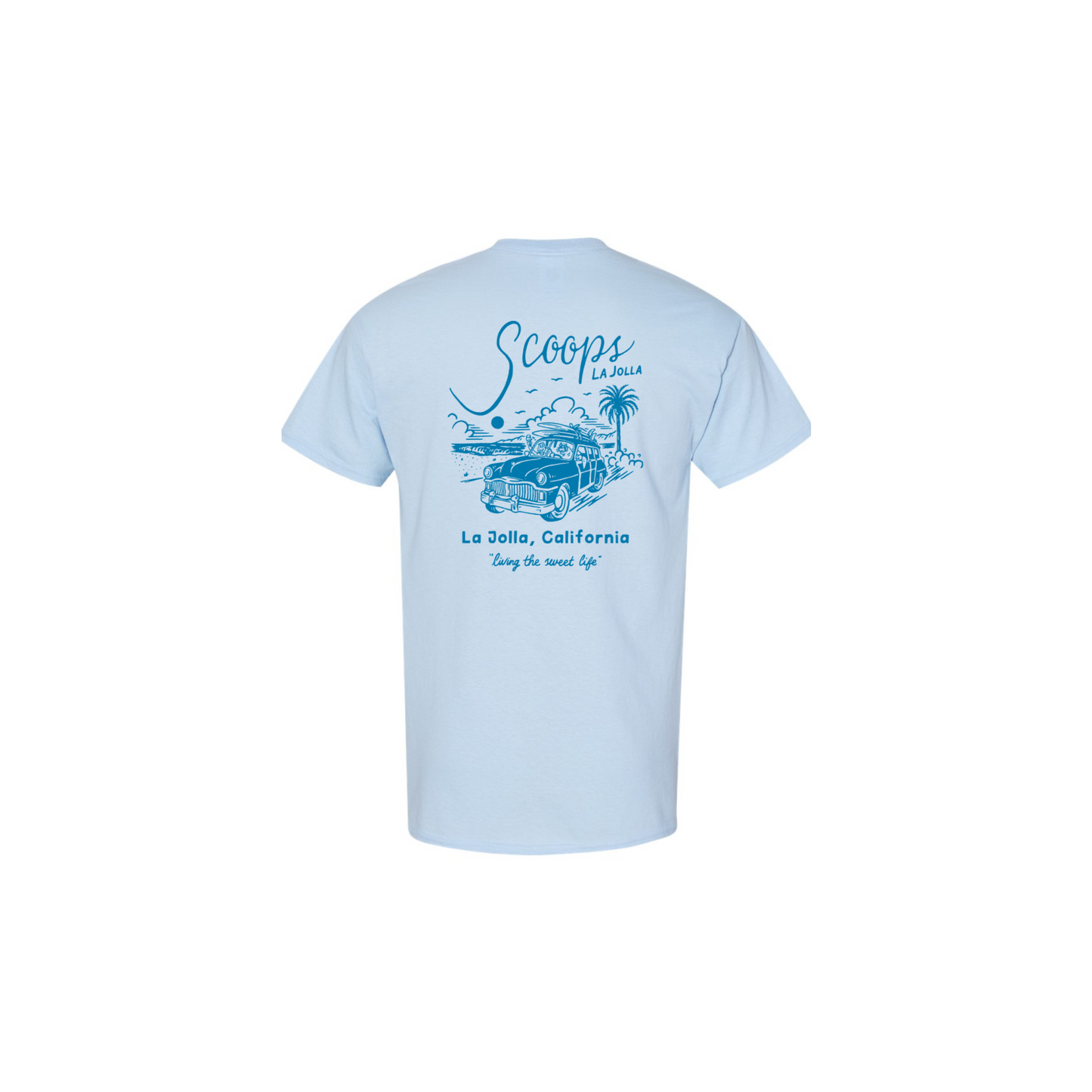 Scoops La Jolla T-Shirt - Light Blue