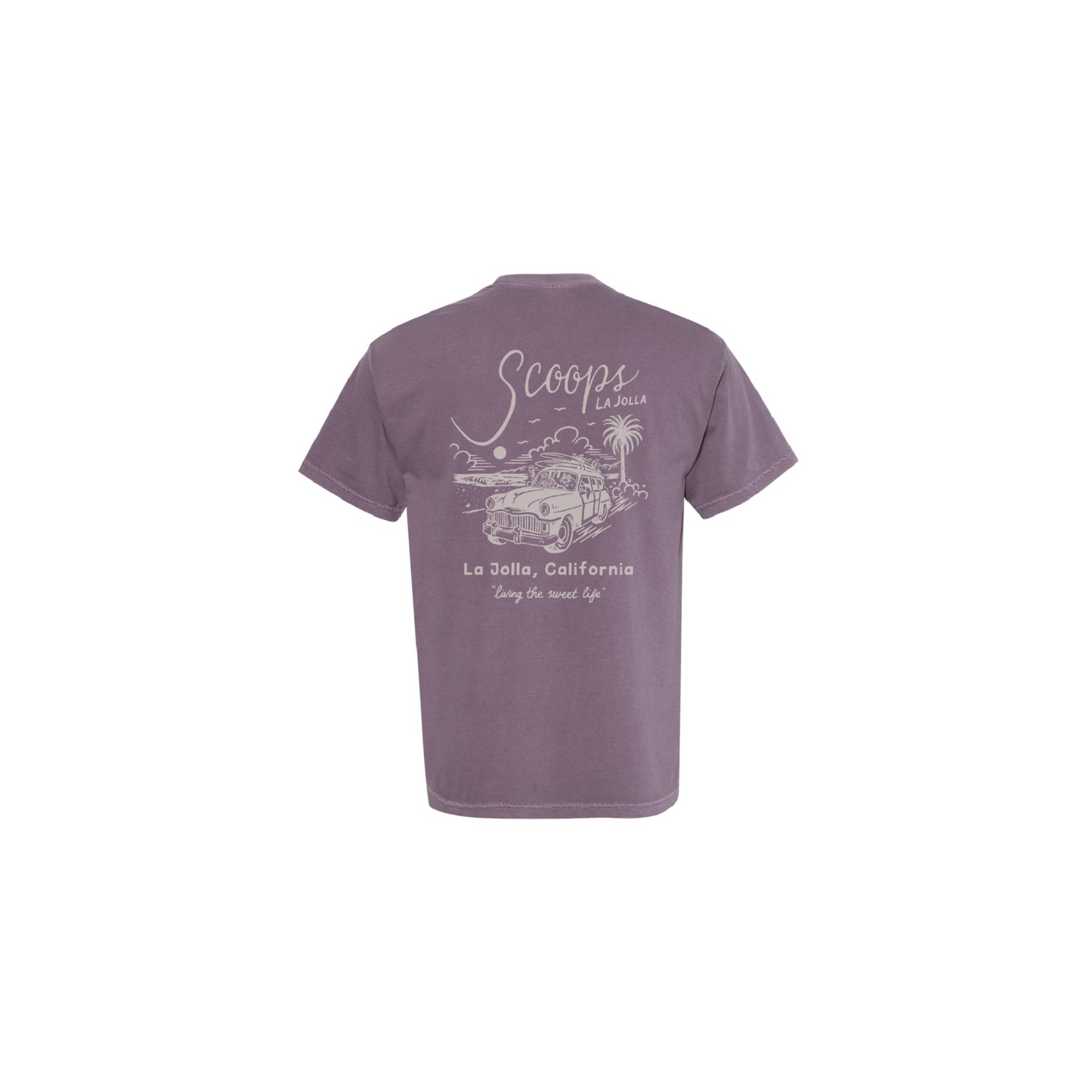 Scoops La Jolla T-Shirt - Wine